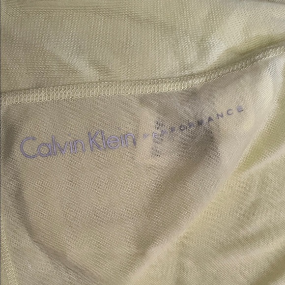 Calvin Klein Performance Light Yellow Tank Top - Picture 5 of 8